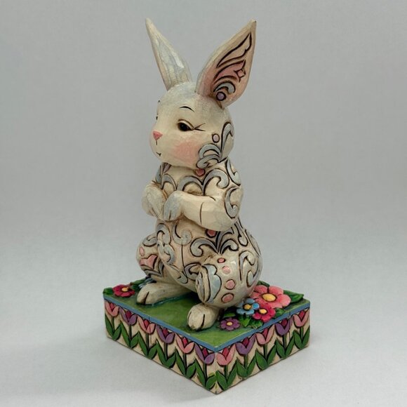 Jim Shore Easter Bunny Figurine 2007 " Cute and Cuddly" 5.25" Heartwood Creek - Picture 2 of 6